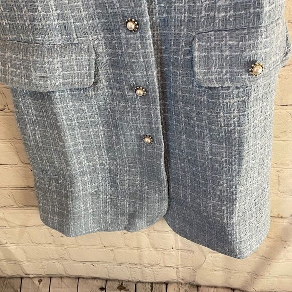 Maeve Sleeveless Tweed Blazer Mini Dress Size 2 NWOT - Picture 13 of 15